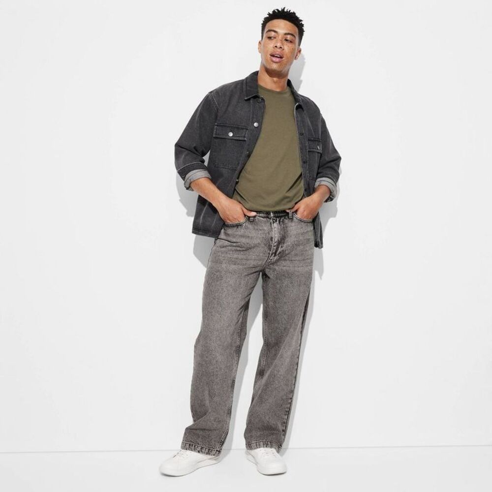Original Use - Men's Baggy Fit Jeans - Original Use Black Wash 32 Black